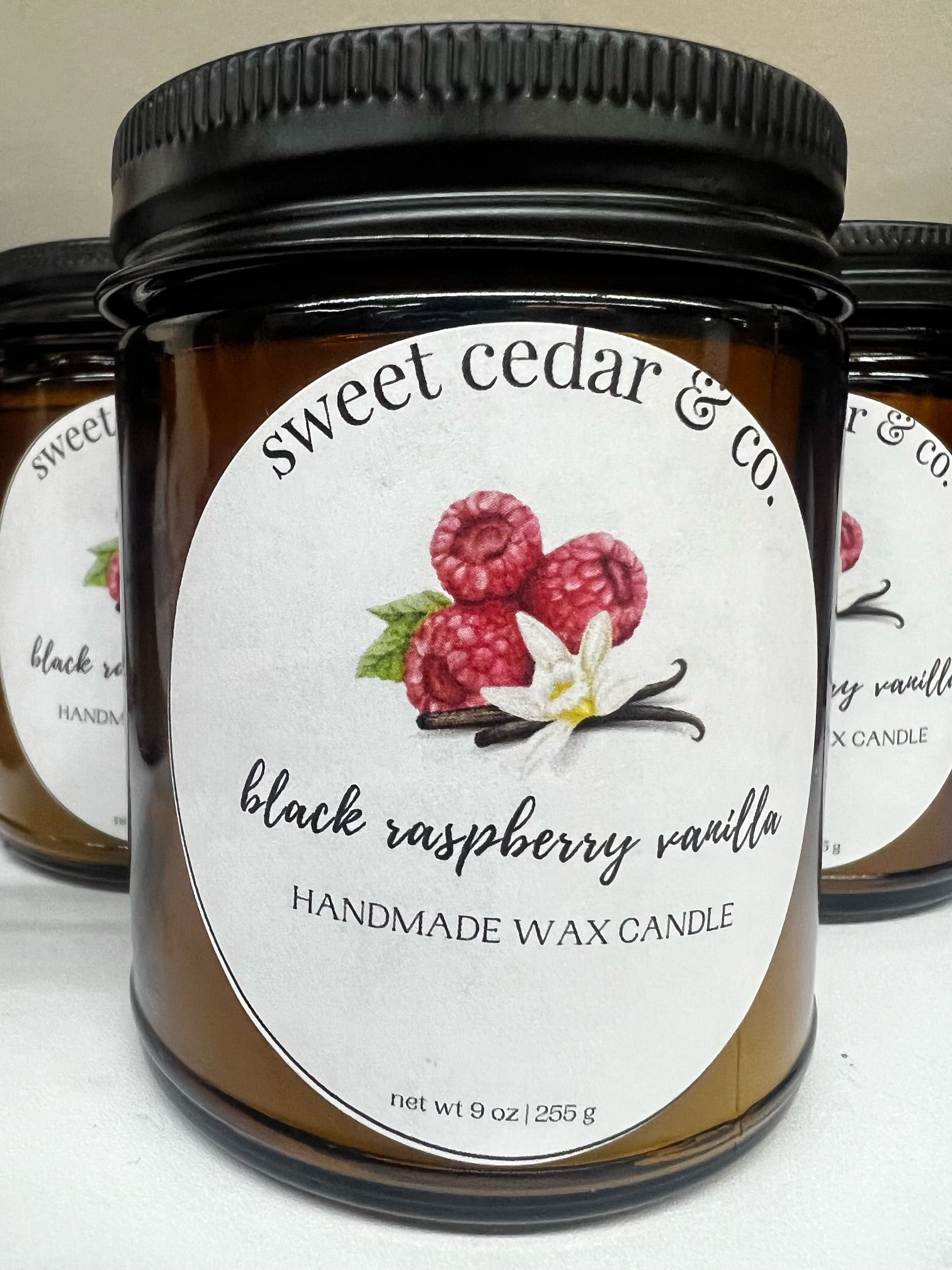 Black Raspberry Vanilla Candle - Sweet Cedar & Co.