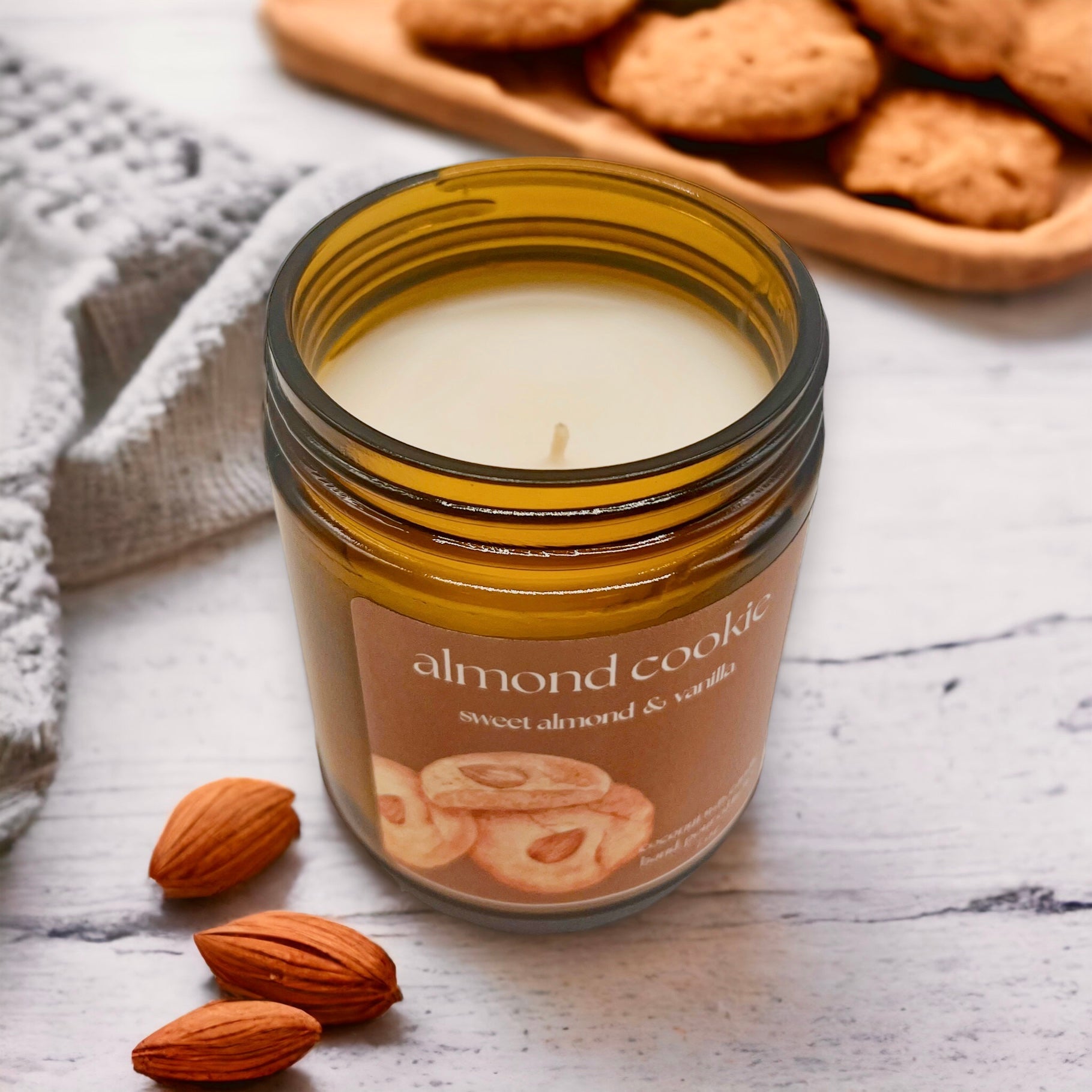 Almond Cookie - Coconut Wax Candle - Sweet Cedar & Co.